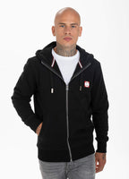 HOODED ZIP HILLTOP 2 BLACK - Pitbull West Coast International Store 