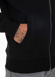 HOODED ZIP HILLTOP 2 BLACK - Pitbull West Coast International Store 