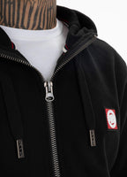 HOODED ZIP HILLTOP 2 BLACK - Pitbull West Coast International Store 