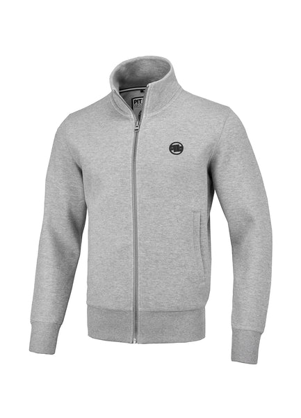 NEW LOGO Premium Pique Grey Melange SWEATJACKET