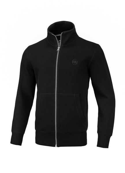 NEW LOGO Premium Pique Black SWEATJACKET