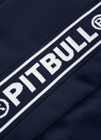 TAPE LOGO Dark Navy Zip Sweatshirt - Pitbull West Coast International Store 