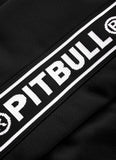 TAPE LOGO Black Zip Sweatshirt - Pitbull West Coast International Store 