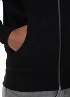 SWEATJACKET SMALL LOGO BLACK - Pitbull West Coast International Store 