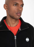 SWEATJACKET SMALL LOGO BLACK - Pitbull West Coast International Store 