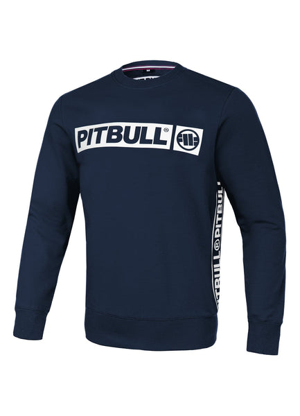 Bluza crewneck French Terry ALBION Granatowa - kup z Pitbull West Coast Oficjalny Sklep 