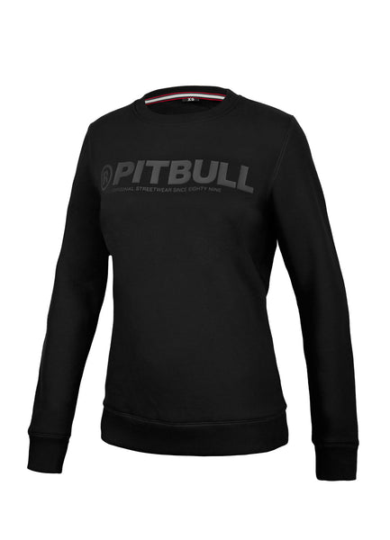 Women crewneck MELROSE FRENCH TERRY Black - Pitbull West Coast International Store 