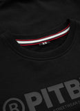 Women crewneck MELROSE FRENCH TERRY Black - Pitbull West Coast International Store 