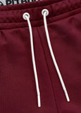 TAPE LOGO Burgundy Track Pants