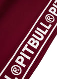 TAPE LOGO Burgundy Track Pants