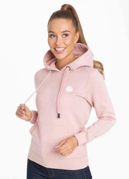 Women's hoodie SMALL LOGO Pink - Pitbull West Coast International Store 