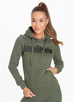 Women's hoodie CLASSIC BOXING 2 Olive - Pitbull West Coast International Store 