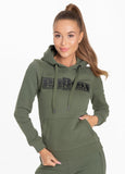 Women's hoodie CLASSIC BOXING 2 Olive - Pitbull West Coast International Store 