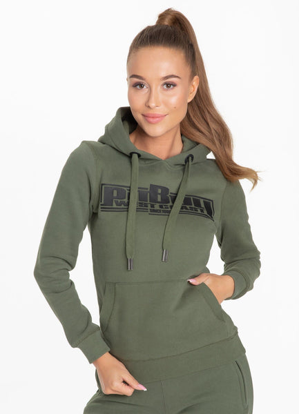 Women's hoodie CLASSIC BOXING 2 Olive - Pitbull West Coast International Store 