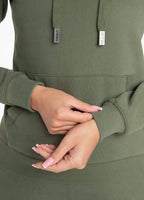 Women's hoodie CLASSIC BOXING 2 Olive - Pitbull West Coast International Store 