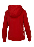 Women's hooded zip DAISY French Terry Red - Pitbull West Coast International Store 