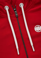 Women's hooded zip DAISY French Terry Red - Pitbull West Coast International Store 