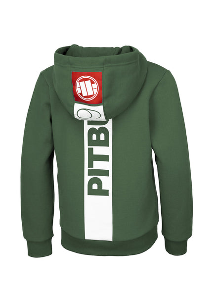 Kids Zip Hoodie HILLTOP JUNIOR Olive - Pitbull West Coast International Store 