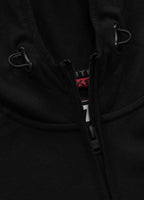 FUCHSIA French Terry Black Hooded Zip - Pitbullstore.eu