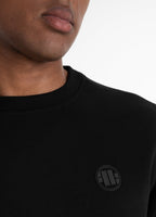 Crewneck Small Logo Premium Pique Black - Pitbull West Coast International Store 