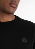 Crewneck Small Logo Premium Pique Black - Pitbull West Coast International Store 
