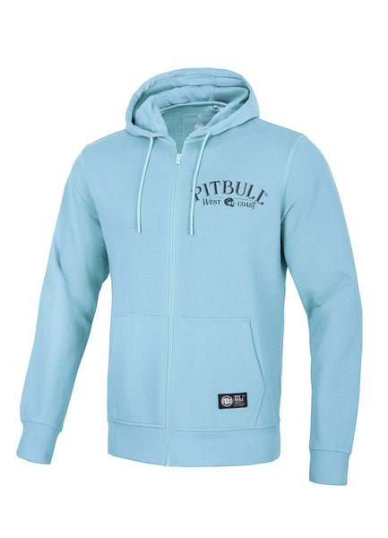 Bluza rozpinana z kapturem SAN DIEGO 89 Błękitna - kup z Pit Bull West Coast Oficjalny Sklep 