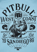 Bluza rozpinana z kapturem SAN DIEGO 89 Błękitna - kup z Pit Bull West Coast Oficjalny Sklep 