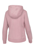 Women's hooded zip JASMINE French Terry Pink - Pitbull West Coast International Store 