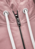 Women's hooded zip JASMINE French Terry Pink - Pitbull West Coast International Store 