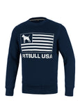 PITBULL USA Dark Navy Crewneck