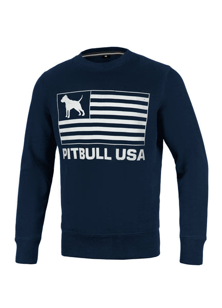 PITBULL USA Dark Navy Crewneck