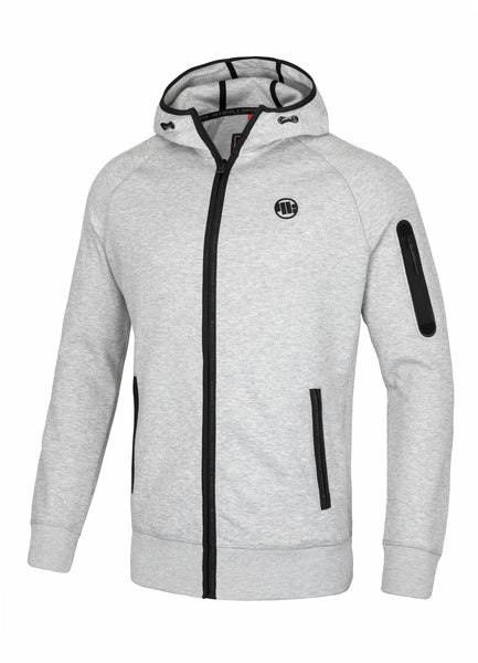 HERMES Grey Zip Hoodie