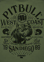 Bluza Crewneck SAN DIEGO 89 Oliwkowa - kup z Pit Bull West Coast Oficjalny Sklep 
