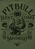 Bluza Crewneck SAN DIEGO 89 Oliwkowa - kup z Pit Bull West Coast Oficjalny Sklep 