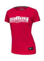 Women's T-shirt BOXING Raspberry Red - Pitbull West Coast International Store 