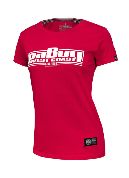 Women's T-shirt BOXING Raspberry Red - Pitbull West Coast International Store 