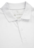 T-shirt POLO SLIM FIT Spandex 210 GSM White - Pitbull West Coast International Store 