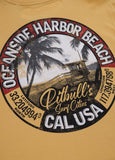 OCEANSIDE Pale Yellow T-shirt - Pitbullstore.eu
