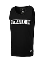 Tank Top Slim Fit HILLTOP Black - Pitbull West Coast International Store 