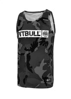 Tank Top Slim Fit HILLTOP All Black Camo - Pitbull West Coast International Store 
