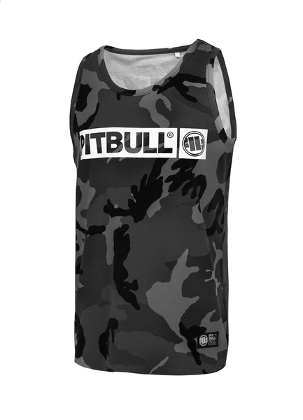 Tank Top Slim Fit HILLTOP All Black Camo - Pitbull West Coast International Store 
