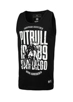 Tank Top SAN DIEGO DOG Black - Pitbull West Coast International Store 