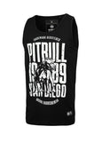 Tank Top SAN DIEGO DOG Black - Pitbull West Coast International Store 