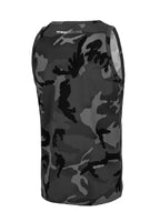 Tank Top Slim Fit Small Logo All Black Camo - Pitbull West Coast International Store 