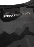 Tank Top Slim Fit Small Logo All Black Camo - Pitbull West Coast International Store 