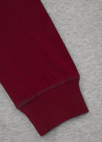 Longsleeve Heavyweight CALIFORNIA Grey/Burgundy - Pitbull West Coast  UK Store