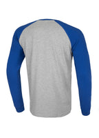 Longsleeve Heavyweight CALIFORNIA Grey/Royal Blue - Pitbull West Coast  UK Store