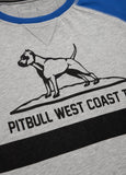 Longsleeve Heavyweight CALIFORNIA Grey/Royal Blue - Pitbull West Coast  UK Store