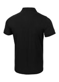 SLIM FIT SMALL LOGO 210 Black Polo T-shirt