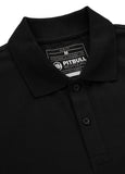 SLIM FIT SMALL LOGO 210 Black Polo T-shirt